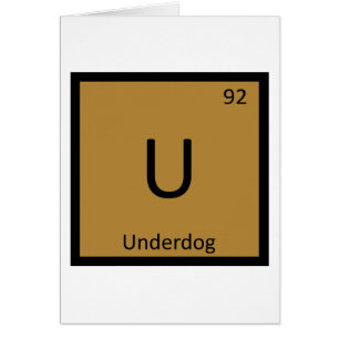 U - Química del Perro Perdedor Símbolo de la Tabla