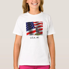 U.S.A. Camisa negra del labrador retriever #1