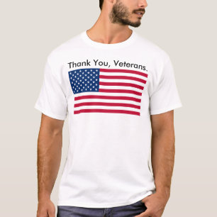 U.S.A. - "Gracias, veteranos." - Camiseta