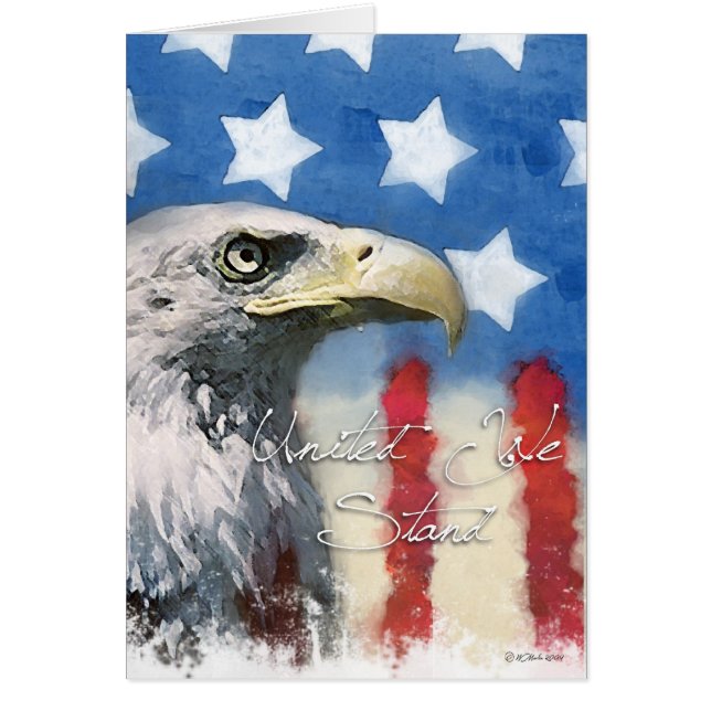 U.S. Bandera y Eagle Pariotic - unido nos (Frente)