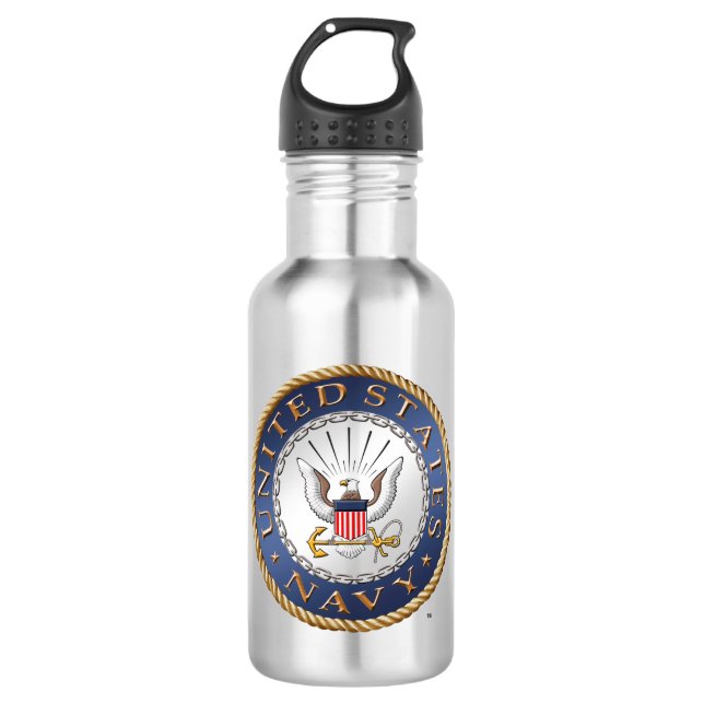 U.S. Botella de agua de la marina de guerra (Anverso)