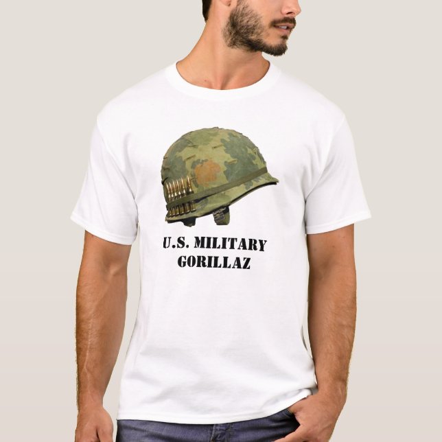 U.S. Camisa militar de Gorillaz (Anverso)
