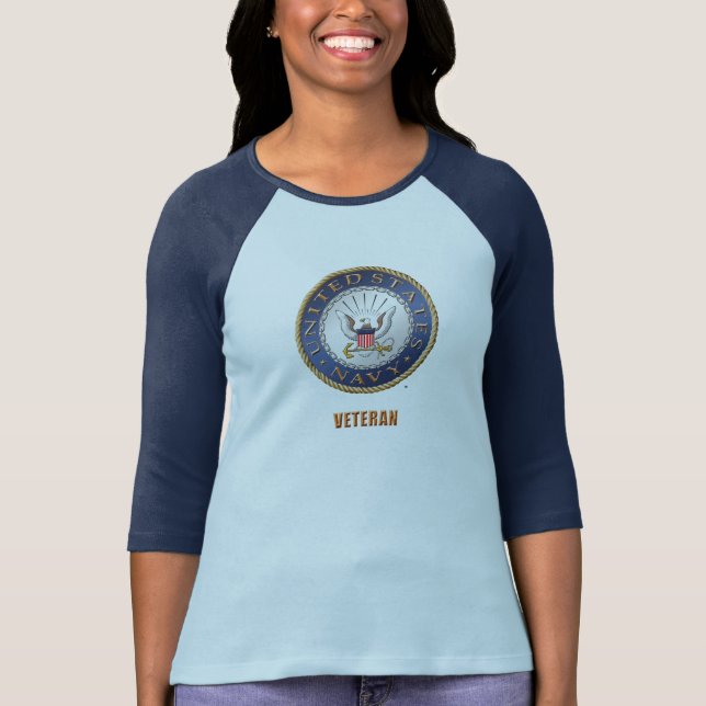 U.S. Camiseta del veterano de la marina de guerra (Anverso)