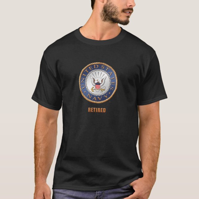 U.S. Camiseta jubilada marina de guerra (Anverso)
