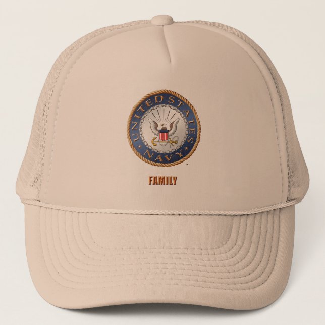 U.S. Gorra de la familia de la marina de guerra (Anverso)