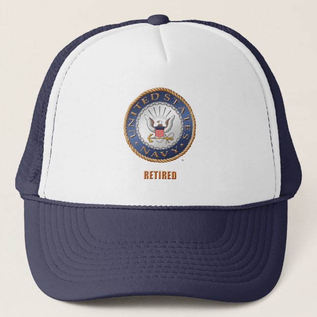 U.S. Gorra jubilado marina de guerra del camionero (Anverso)