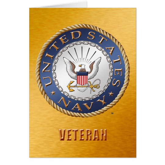 U.S. Tarjeta del veterano de la marina de guerra