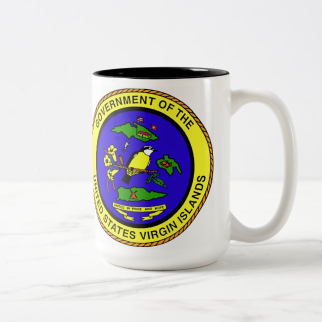 U.S. Taza de café de las Islas Vírgenes (Derecha)