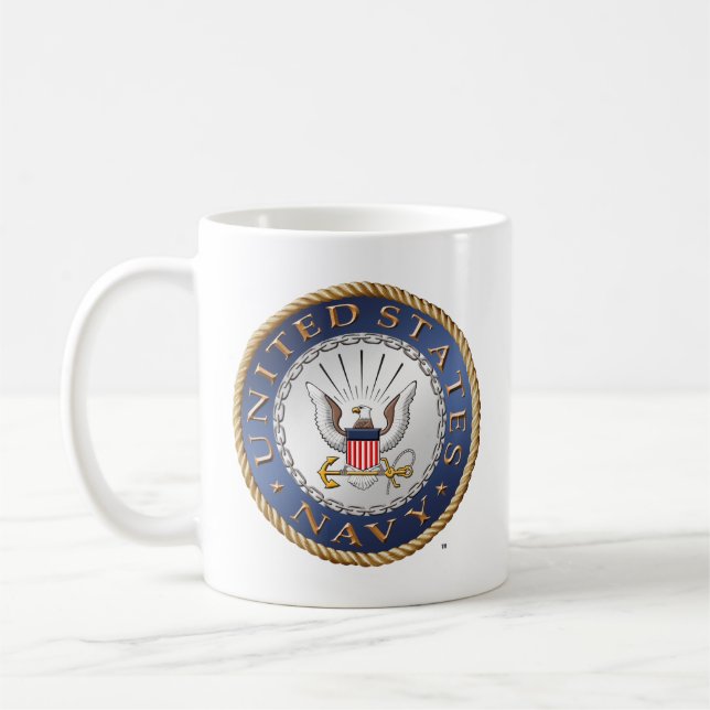 U.S. Taza de la marina de guerra (Izquierda)
