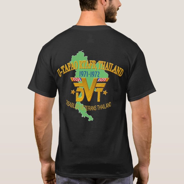 U-Tapao RTAFB, camiseta de los veteranos de (Reverso)