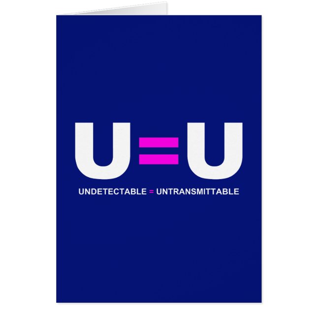 U=U VIH Indetectable es igual a intransmisible (Frente)