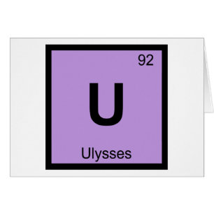 U - Ulises Química Griega Tabla Periódica