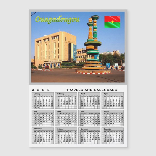 Uagadugú - Place des cineastes - Burkina Faso - (Anverso)