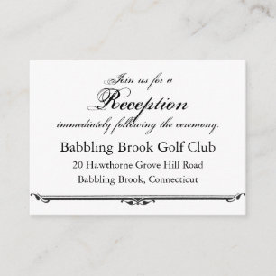 Ubi Caritas y tarjeta Templat de la recepción