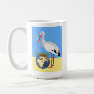 Ucrania "azul amarillo" paz colorida taza de café