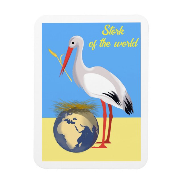 Ucrania imán mágico colorido de color "amarillo az (Vertical)