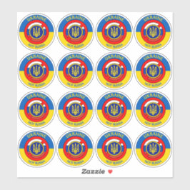 Ucrania: No Rusia Pegatina