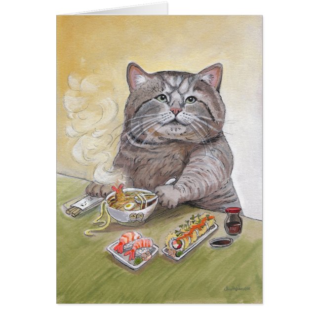 Udon del Tempura del gato del sushi (Frente)