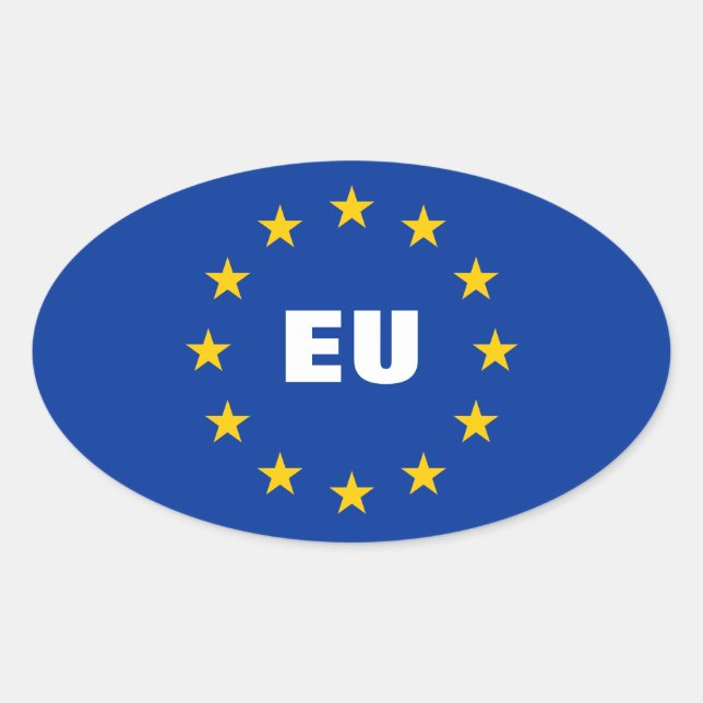 UE adaptable europea de los pegatinas el | de la (Anverso)