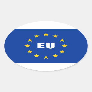 UE adaptable europea de los pegatinas el   de la