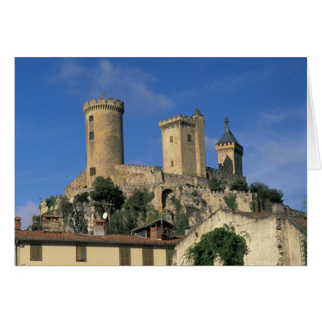 UE, Francia, Foix, Ariege, Pirineos. Castillo (Anverso (Horizontal))