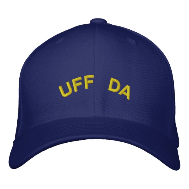 Uff Da Embroidered Gorra (Anverso)