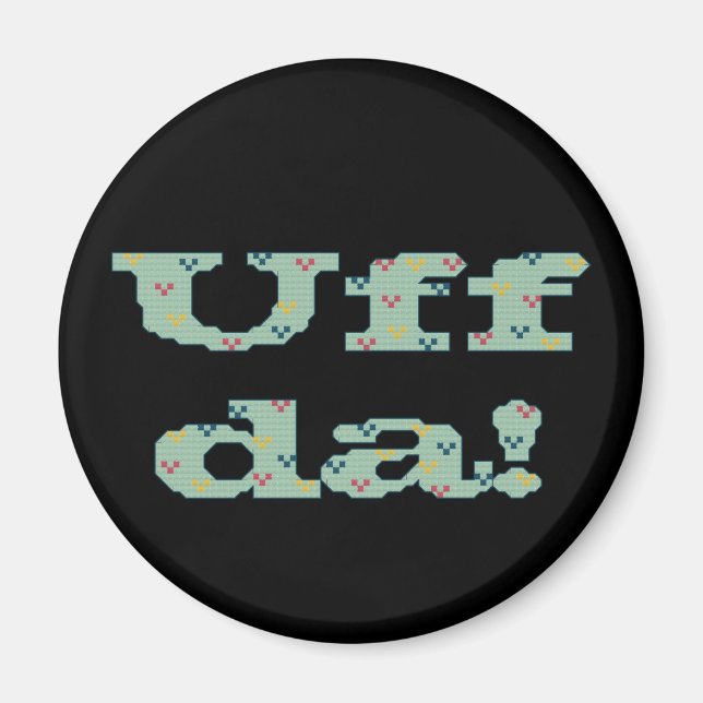 ¡Uff da! Imán (Frente)