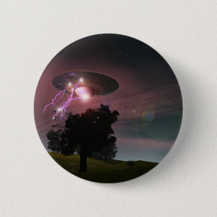 UFO sobre el botón de las líneas eléctricas 2