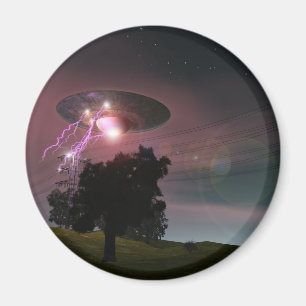 UFO sobre el imán de las líneas eléctricas 2