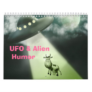 UFO y calendario extranjero del humor