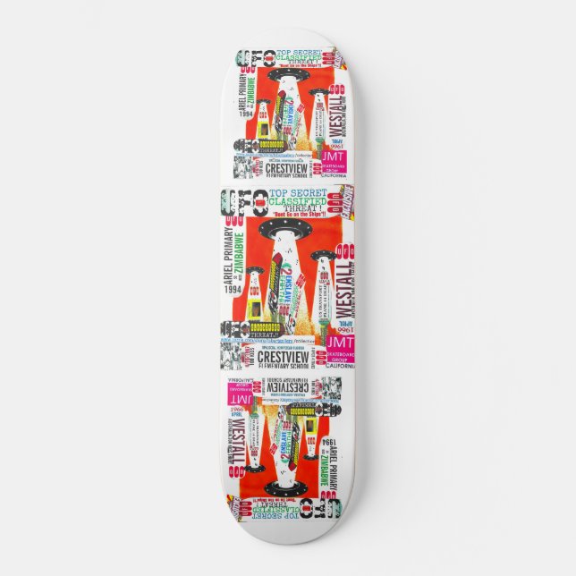 UFOS ES UN BUEN Skateboard (Anverso)