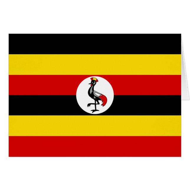 Uganda - bandera del Ugandan (Anverso (Horizontal))