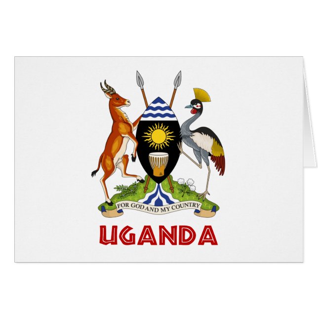 UGANDA - bandera/emblema/escudo de armas/símbolo (Anverso (Horizontal))