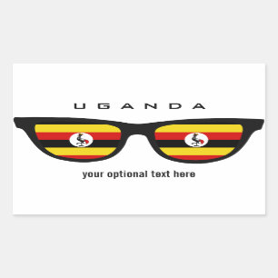 Uganda Shades personalizados pegatinas