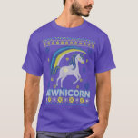 Ugly Hanukkah Sweater Jewnicorn Jewish Unicorn Cha<br><div class="desc">Ugly Hanukkah Sweater Jewnicorn Jewish Unicorn Chanukah  .</div>