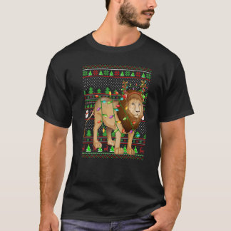Ugly Xmas Sweater Style Lighting Mountain Lion Chr