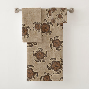 Uhane Honu Batik Coordenadas hawaianas de tortuga 