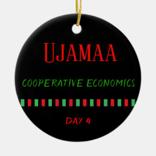 Ujamaa - Día 4 de Kwanzaa Ornamento
