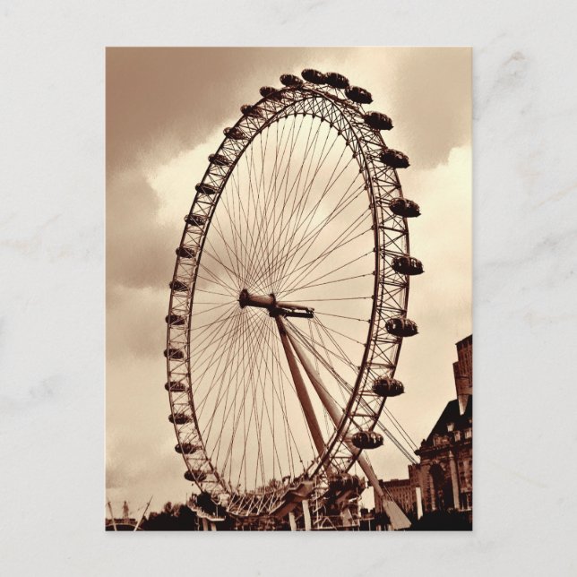 (UK) Vieja postal de Londres (Anverso)