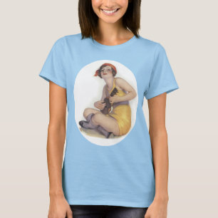 Uke que juega la camiseta del campanero de las