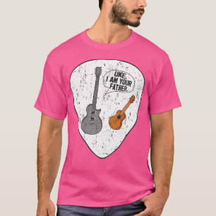Uke Soy Tu Padre - Graciosa Guitarra Camiseta