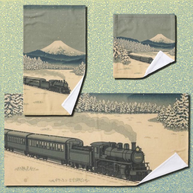 Ukiyo-e Winter Train (Subido por el creador)