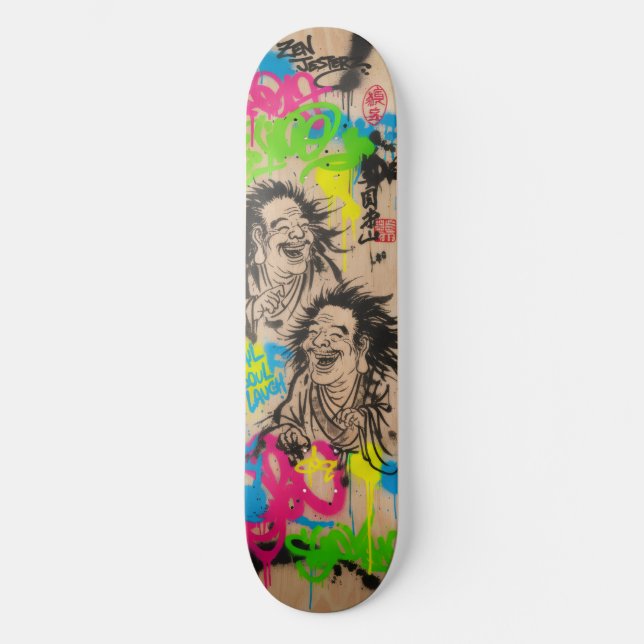 UKIYOE Skateboard Art – Japanese Spirit (Anverso)