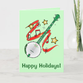 Ukulele del día de fiesta con las notas y las