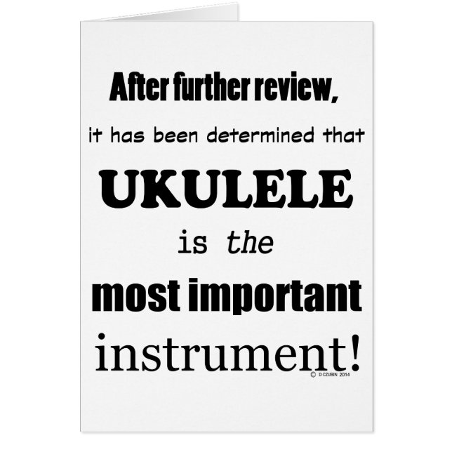 Ukulele El Instrumento Más Importante (Frente)
