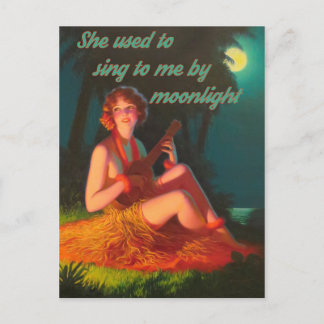 Ukulele por postal Moonlight