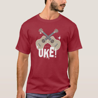 ¡Ukuleles brillantes Uke de la travesía! Camisa