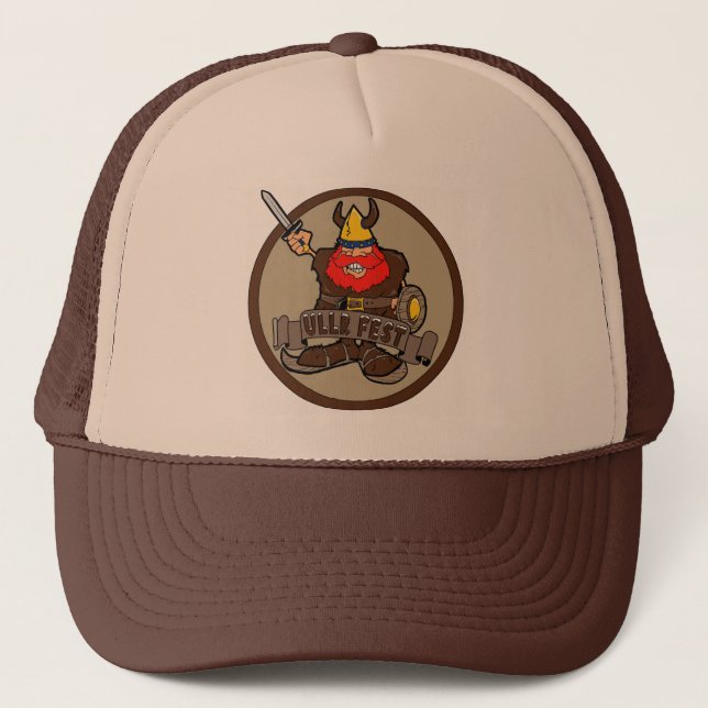 Ullr Fest feliz gorra de ciclismo de esquí (Anverso)