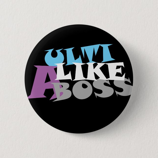Ulti como un botón (oscuro) de Boss (Anverso)