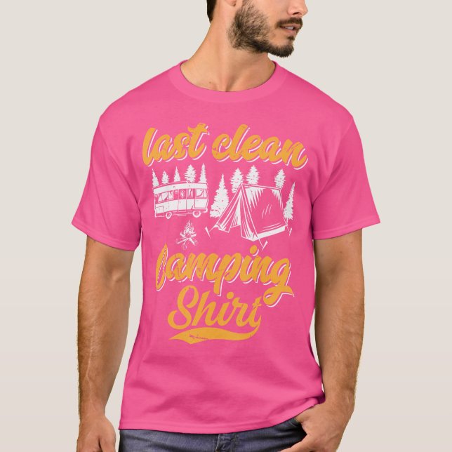 Última camiseta de camping limpia - Camping al air (Anverso)